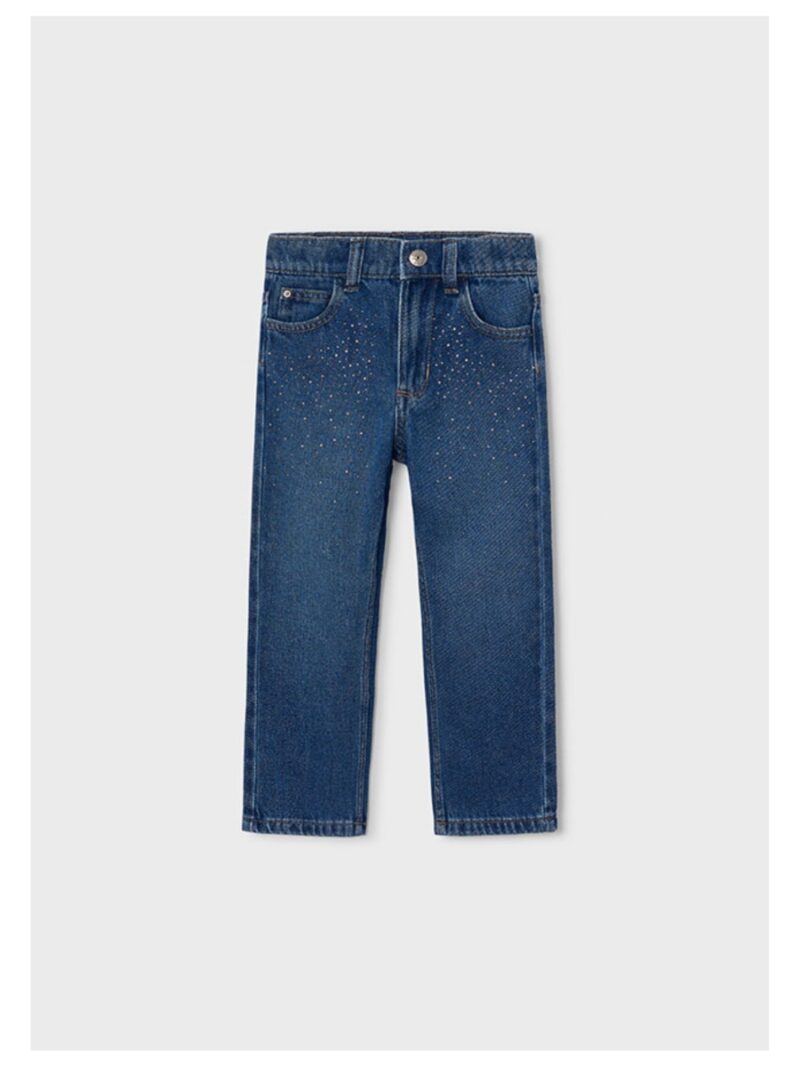Jeansbroek met strass - MAYORAL