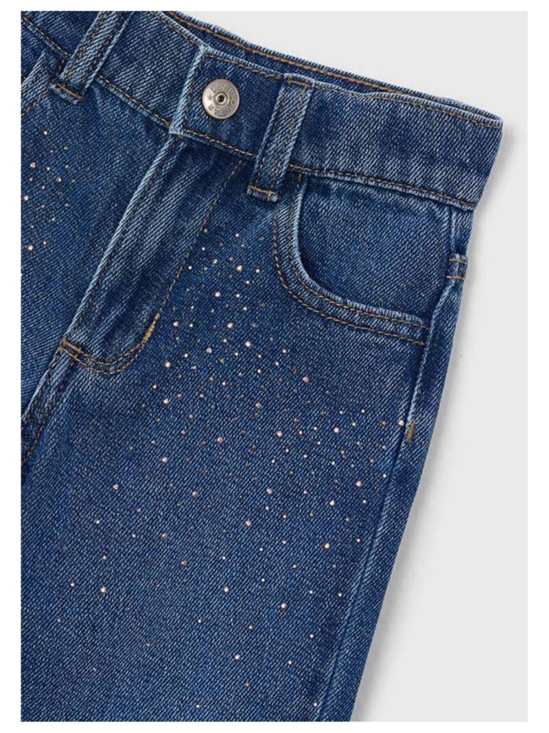 Jeansbroek met strass - MAYORAL