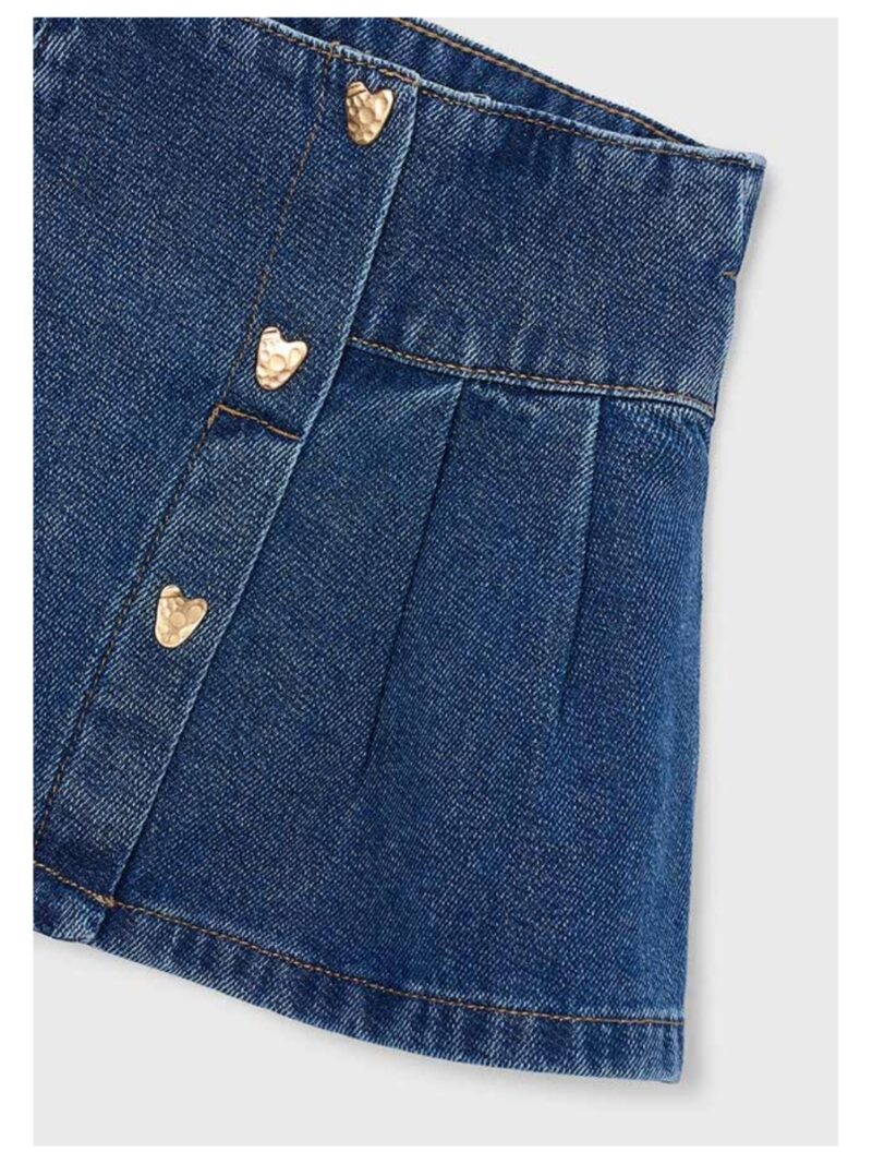 Jeansrok met knoop hartjes - MAYORAL