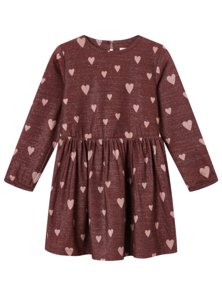 Jurk glitter met hartjes - SOMEONE 