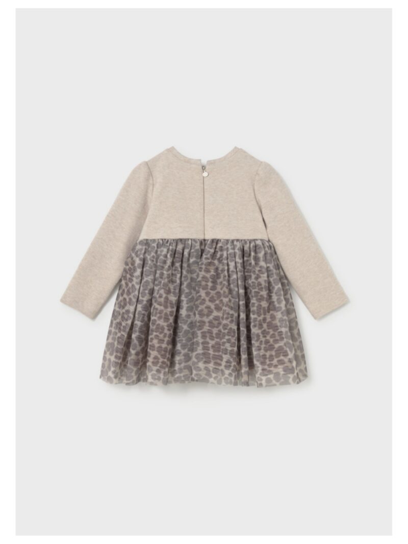 Jurk met leopard tule - MAYORAL
