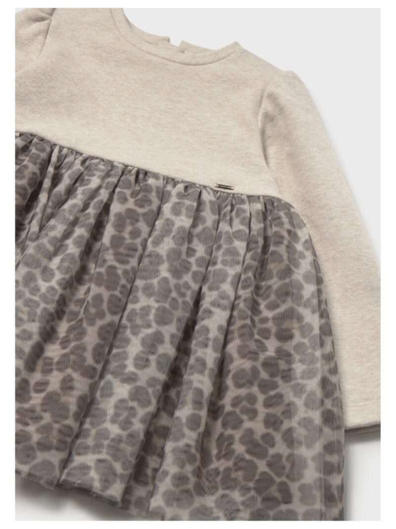 Jurk met leopard tule - MAYORAL