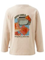 Just Chill | Wide Longsleeve met backprint - YOUR WISHES