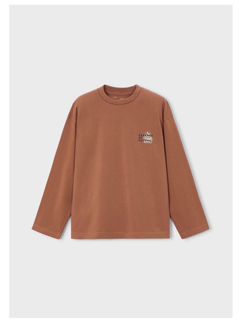 Longsleeve nature terracotta - BOSTON KIDS