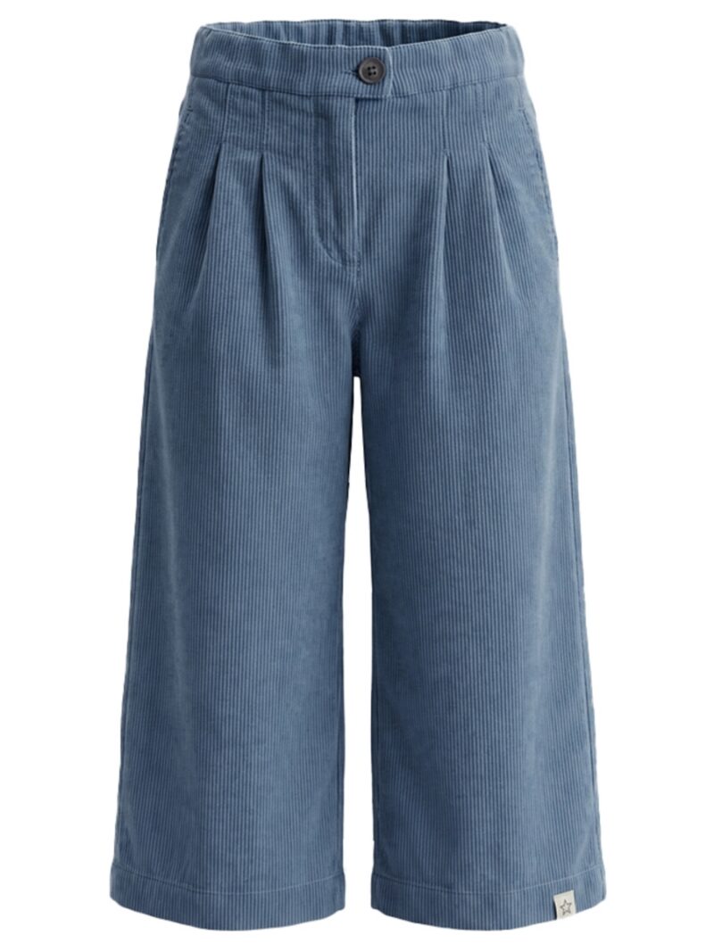 Rib Denim | Wide Leg Pants - YOUR WISHES