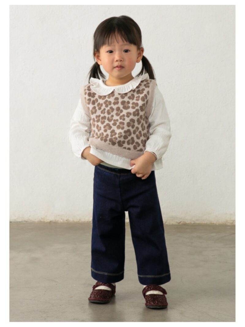 Set van blouse (met debardeur leopard vast) + broek - MAYORAL