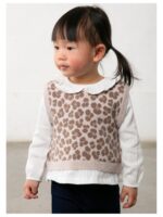 Set van blouse (met debardeur leopard vast) + broek - MAYORAL