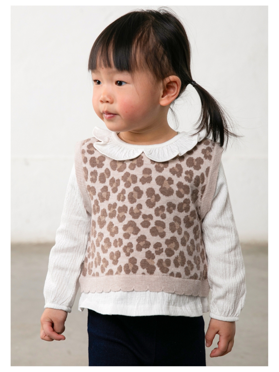 Set van blouse (met debardeur leopard vast) + broek - MAYORAL