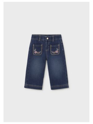 Soepele jeans met bloemetjes - MAYORAL