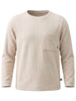 Solid Terry | Relaxed Longsleeve off-white - YOUR WISHES