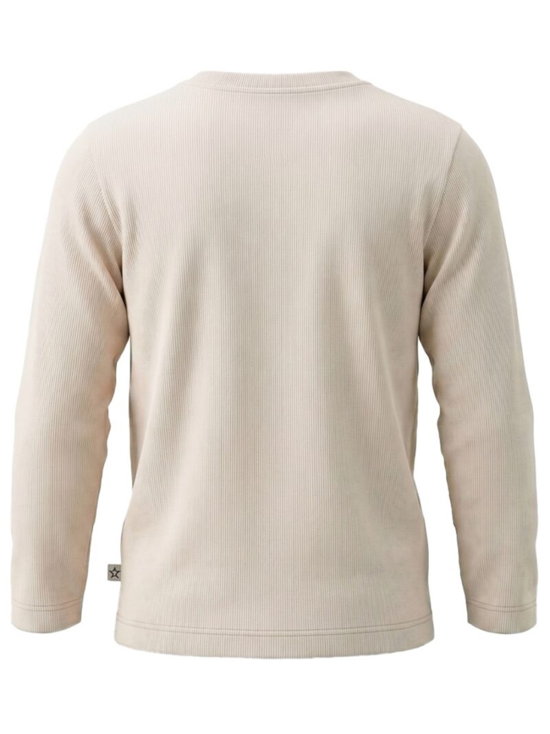 Solid Terry | Relaxed Longsleeve off-white - YOUR WISHES