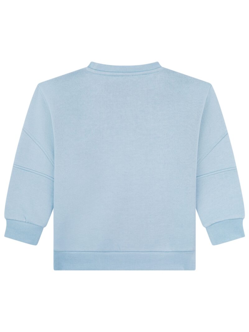 Sweater met dino blauw - SOMEONE