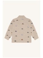 T-shirt met auto's beige - HUST AND CLAIRE