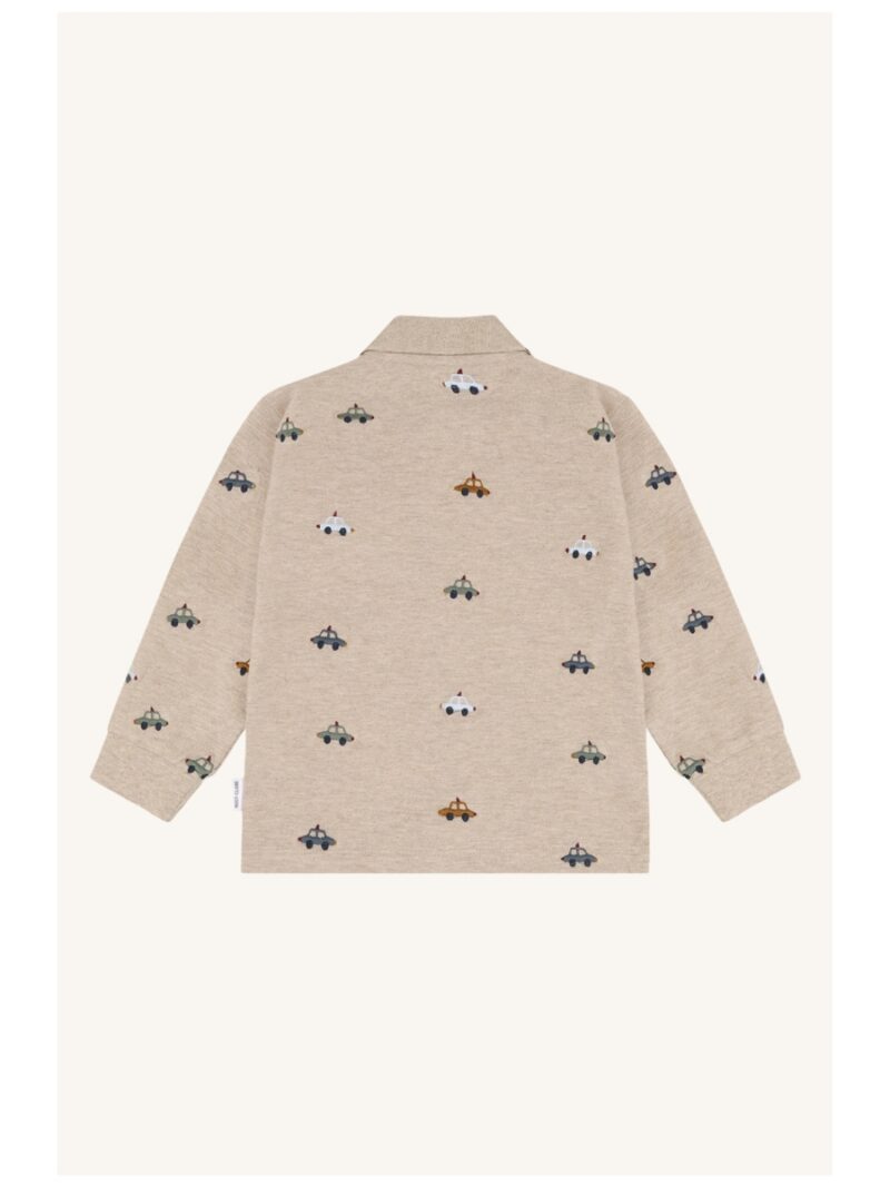 T-shirt met auto's beige - HUST AND CLAIRE