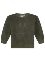 Teddy trui met smiley groen - SOMEONE