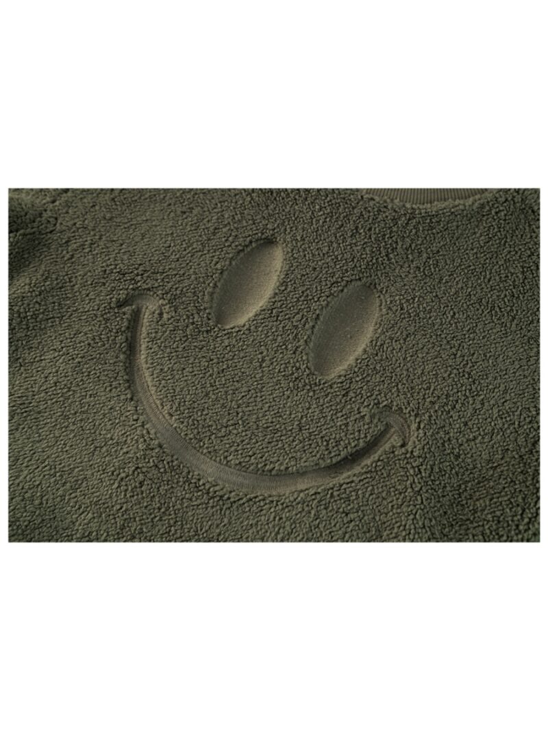 Teddy trui met smiley groen - SOMEONE