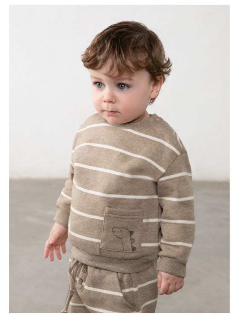 Trui beige gestreept - MAYORAL