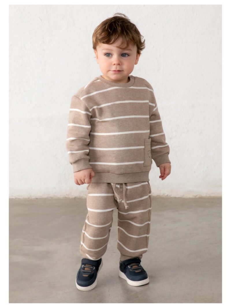 Trui beige gestreept - MAYORAL