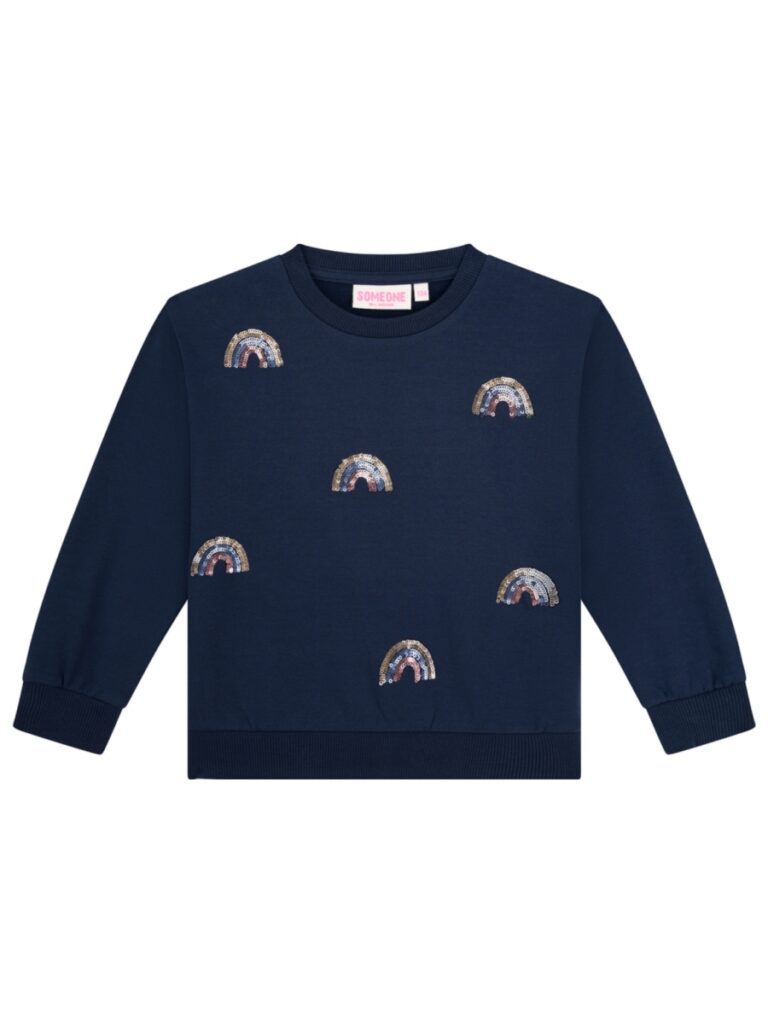 Trui regenboog pailletten - SOMEONE 