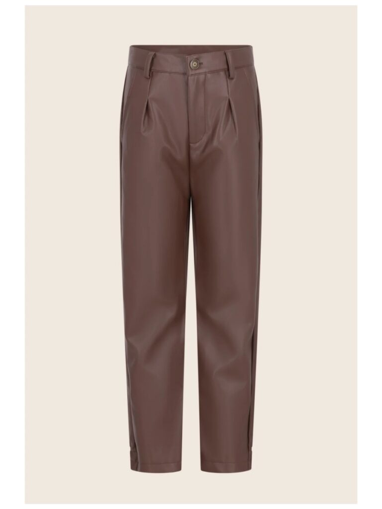 Feyza broek donkerbruin - LIKE FLO 