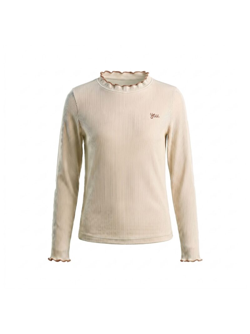 Rib Jersey | Longsleeve off-white - YOUR WISHES
