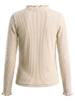 Rib Jersey | Longsleeve off-white - YOUR WISHES