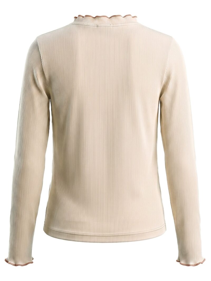 Rib Jersey | Longsleeve off-white - YOUR WISHES