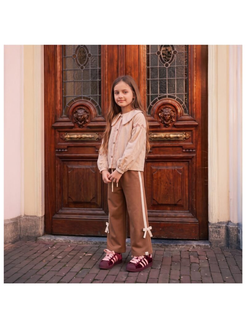 Twill Woven | Collar Blouse off-white - YOUR WISHES